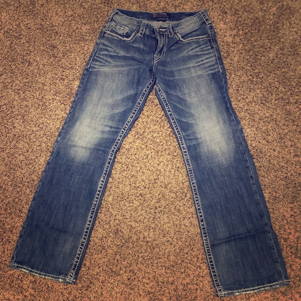 Men’s Silver Jeans